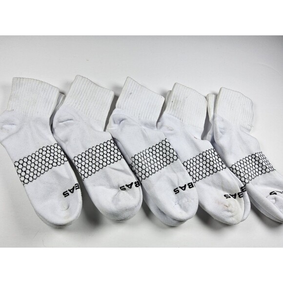 Bombas Original Quarter Socks Lot Of 5 Pairs Size L FLAWED - Picture 8 of 8